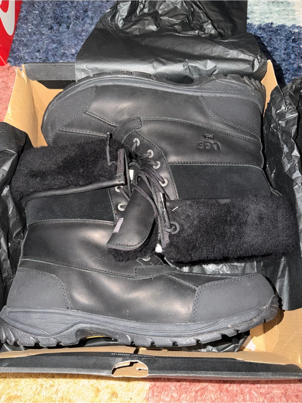 UGG Men's Black Adirondack Boots